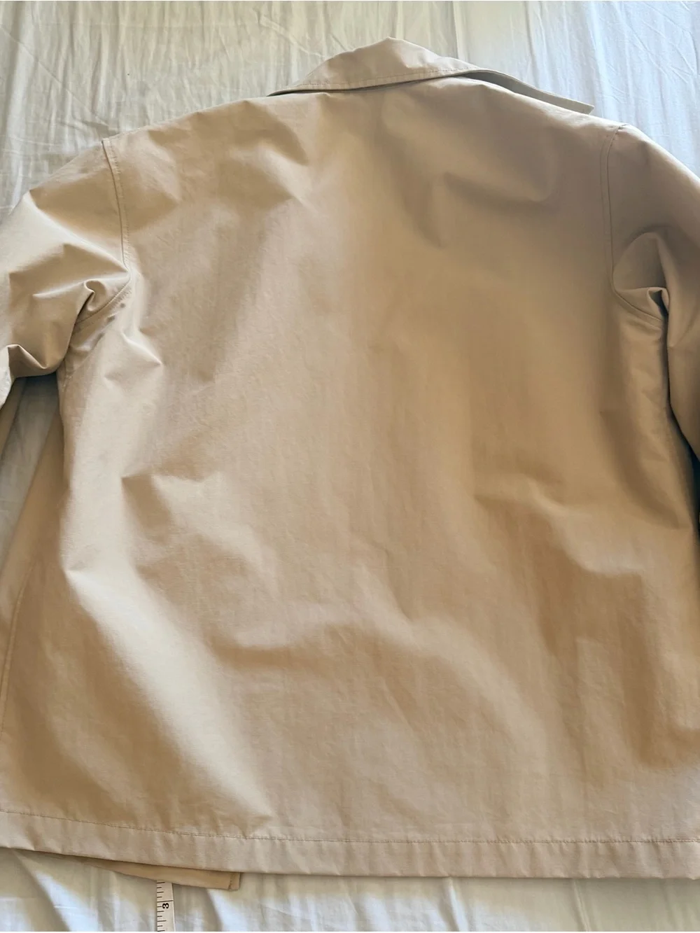 Men's Lightweight Uniqlo Coach Jacket - Beige - Picture 10 of 10